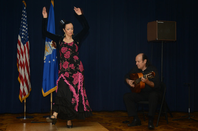 Un Corazón Flamenco, Linda Machado & Ricardo de Cristobal, perform traditional Flamenco Dance & Flamenco Music at Luke AFB